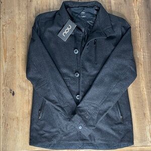 NWT Nau M Transporter Wool Jacket Caviar Heather